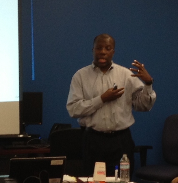 Richard Jenkins during training class